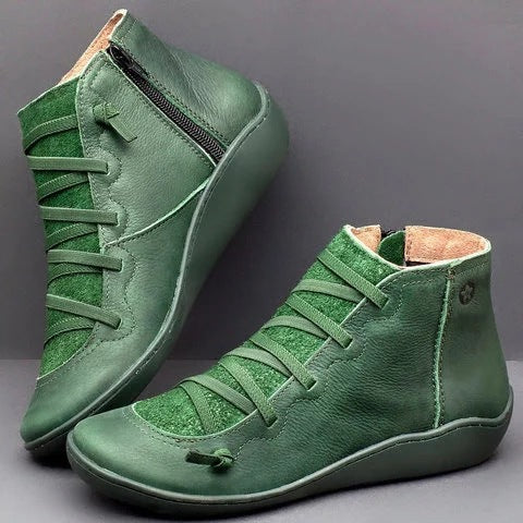 Rustic Chic Ankle Boots