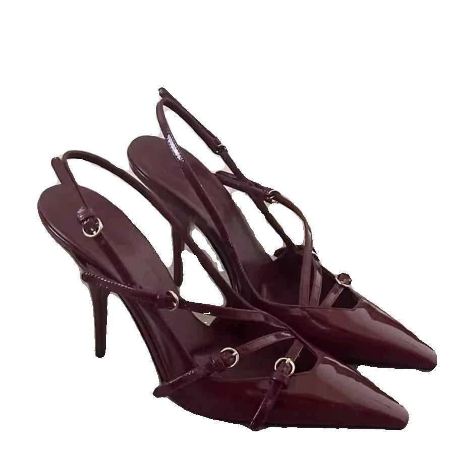 Olysa Patent Leather Kitten Heels