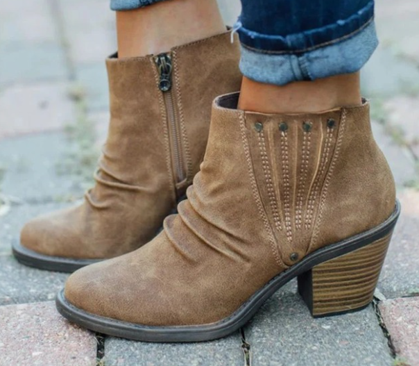 Rustic Chic Ankle Boots