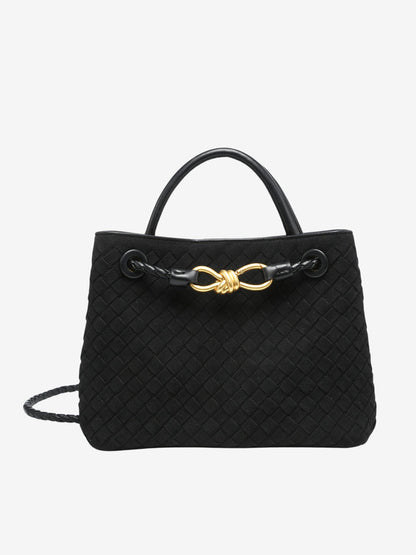 Malia | Textured Compact Woven Crossbody