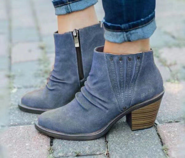 Rustic Chic Ankle Boots