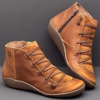 Rustic Chic Ankle Boots