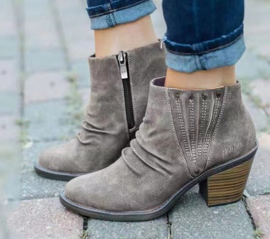 Rustic Chic Ankle Boots
