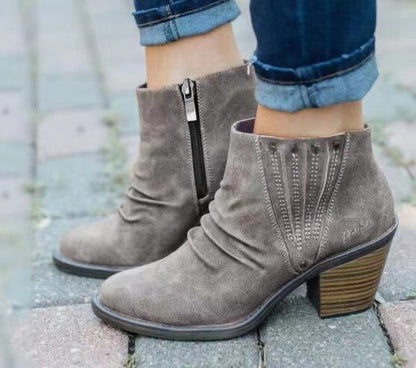 Rustic Chic Ankle Boots
