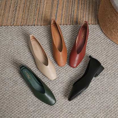 Beliza Leather Flats