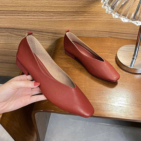 Beliza Leather Flats
